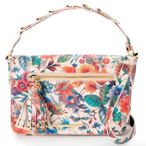 Steve Madden Floral Shoulder Bag With Gold Trim